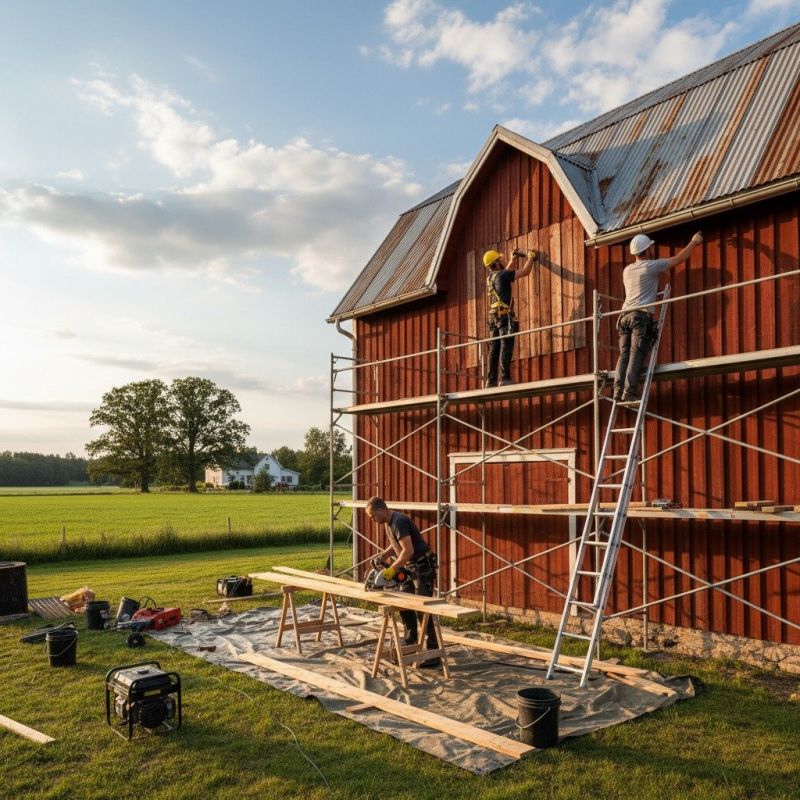 Barn Wall Repair in Conroe, TX
