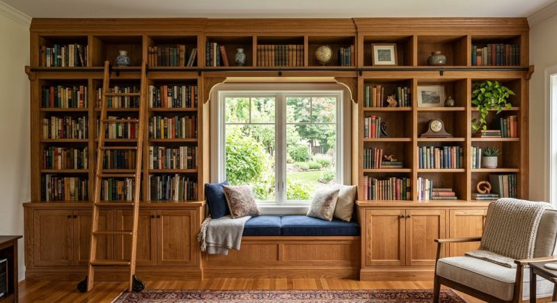 Bookcase Construction in Woodbridge, VA