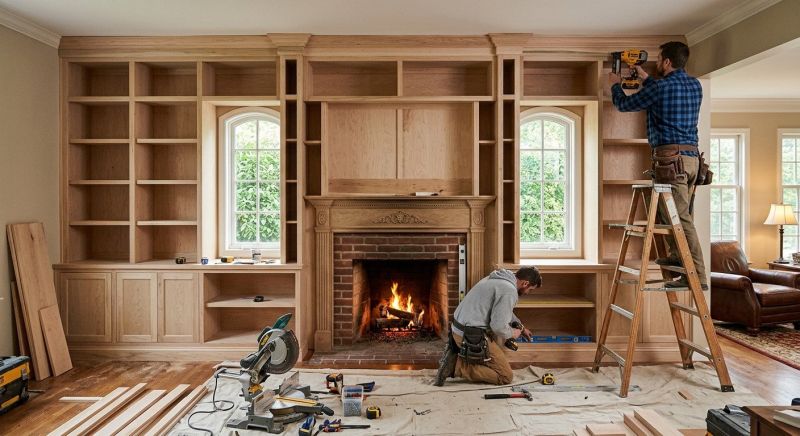 Bookcase Construction in Frederick, MD