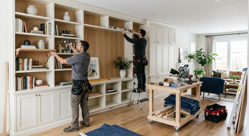 Bookshelves Installation in Woodbridge, VA