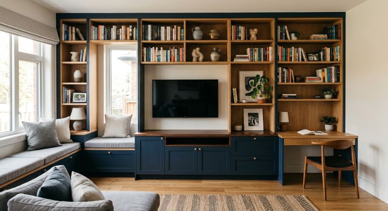Built In Desk Installation in Alexandria, VA