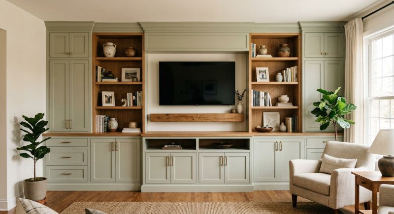 Built In Tv Cabinetry in Woodbridge, VA