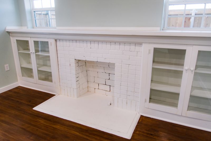 Fireplace Cabinet Installation in Greensboro, NC