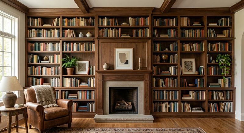 Fireplace Shelves Installation in Annapolis, MD