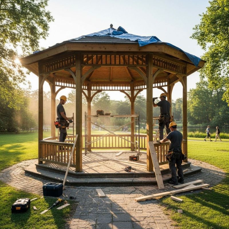Gazebo Roof Repair in Alpharetta, GA