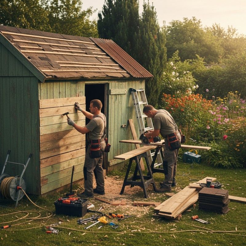 Shed Damage Repair in Wilmington, NC