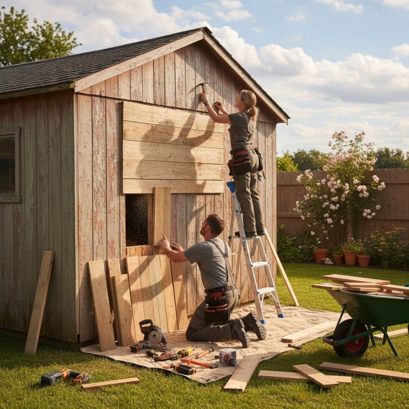 Shed Damage Repair in Alpharetta, GA