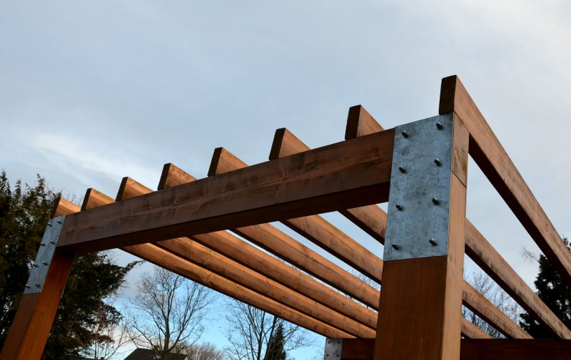 Wood Pergola Installation in Conroe, TX