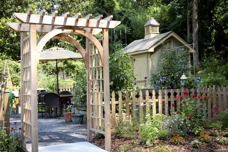 Wood Trellis Installation in Conroe, TX